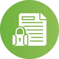 Confidential Project Creative Icon Design vector