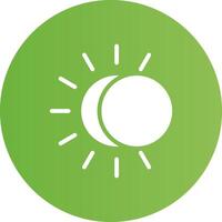 Eclipse Creative Icon Design vector