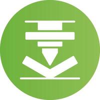 Bending Creative Icon Design vector