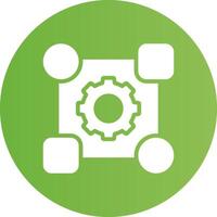 Pattern System Creative Icon Design vector