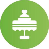 Wedding Dinner Creative Icon Design vector