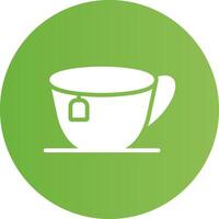 Tea Cup Creative Icon Design vector