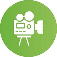 diseño de icono creativo de cámara de video vector