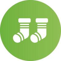 Baby Socks Creative Icon Design vector