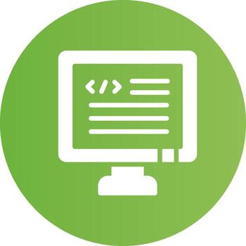 diseño de icono creativo de código vector