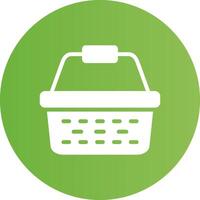 Picnic Basket Creative Icon Design vector