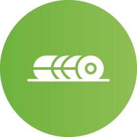 Foam Roller Creative Icon Design vector