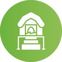 Chicken Coop Creative Icon Design vector