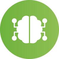 Neurons Circuit Creative Icon Design vector