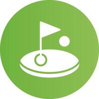 diseño de icono creativo de golf vector