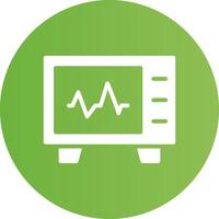 Cardiogram Creative Icon Design vector