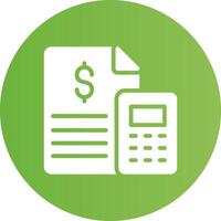 Accounting Creative Icon Design vector
