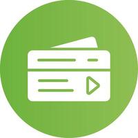 Credit Card Creative Icon Design vector