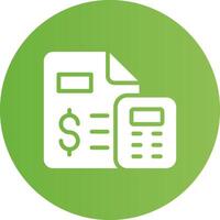 Budgeting Creative Icon Design vector