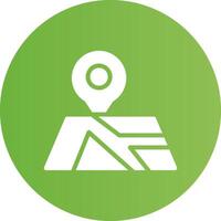 Map Creative Icon Design vector