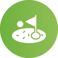 diseño de icono creativo de golf vector