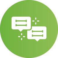 Conversation Creative Icon Design vector