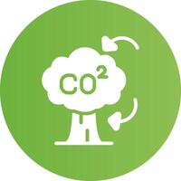 co2 creativo icono diseño vector