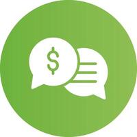 Business Dialog Creative Icon Design vector
