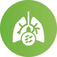 Lung Cancer Creative Icon Design vector