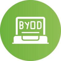 BYOD Tour Creative Icon Design vector