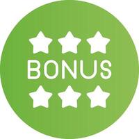 Bonus Creative Icon Design vector