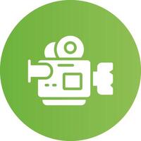 Video Camera Creative Icon Design vector