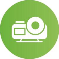 Projector Creative Icon Design vector