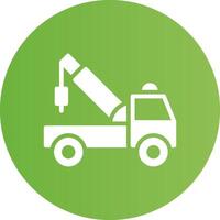 Tow Truck Creative Icon Design vector