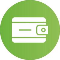 Wallet Creative Icon Design vector