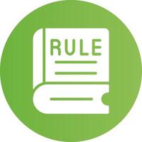 Rule Creative Icon Design vector