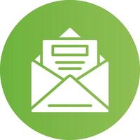 Open Email Creative Icon Design vector