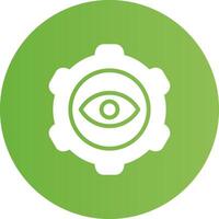 Eye Setting Creative Icon Design vector