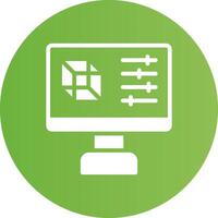 Simulation Creative Icon Design vector