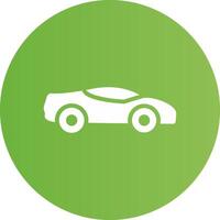 Sports Car Creative Icon Design vector