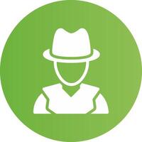 diseño de icono creativo detective vector