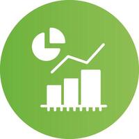 Statistical Analysis Creative Icon Design vector