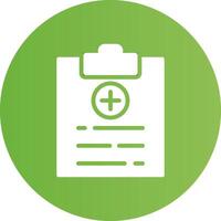 Medical Report Creative Icon Design vector