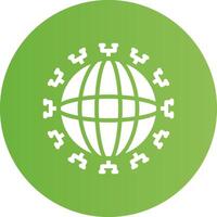 Global Network Creative Icon Design vector