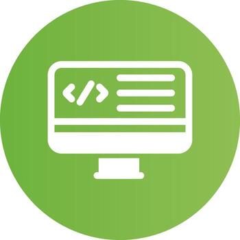 Web Programming Creative Icon Design vector