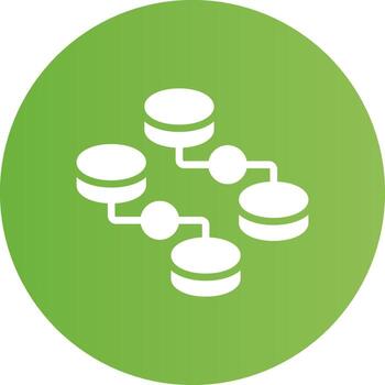 desestructurado datos creativo icono diseño vector