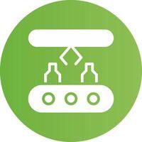 Conveyor Belt Creative Icon Design vector