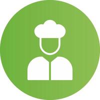 diseño de icono creativo de chef vector