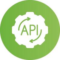 API Creative Icon Design vector