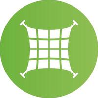 Glyph Circle light green Gradient vector