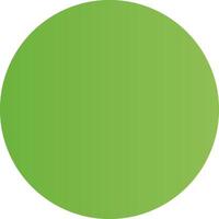 Glyph Circle light green Gradient vector