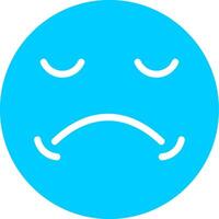 Line two Blue Colour vector