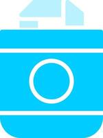 Line two Blue Colour vector