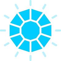 Line two Blue Colour vector