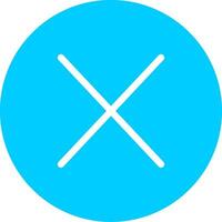 Line two Blue Colour vector